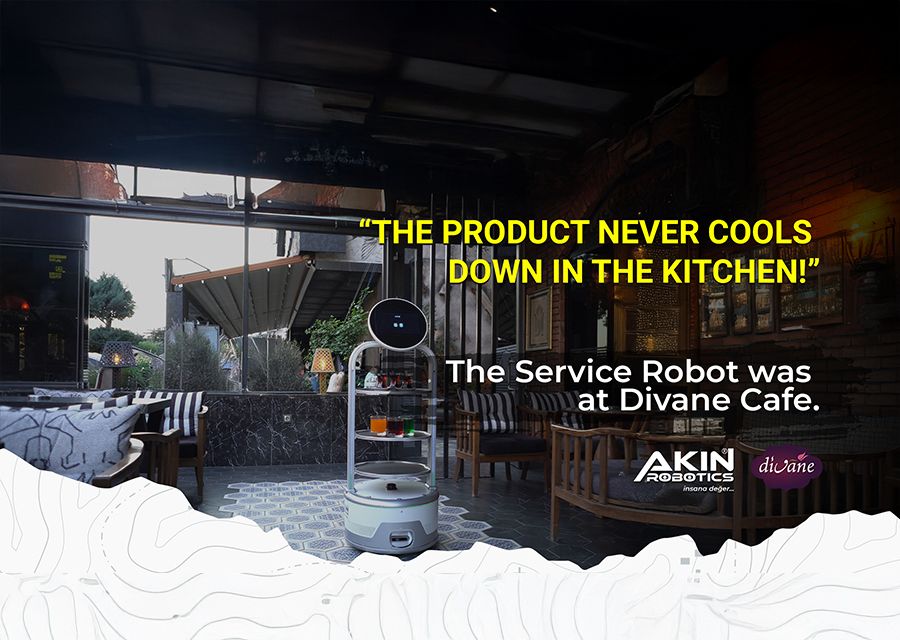 Service Robot at Divane Cafe