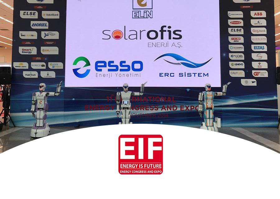 HUMANOID ROBOTS ADA GH5s AND MINI ADA AT THE EIF ENERGY CONGRESS