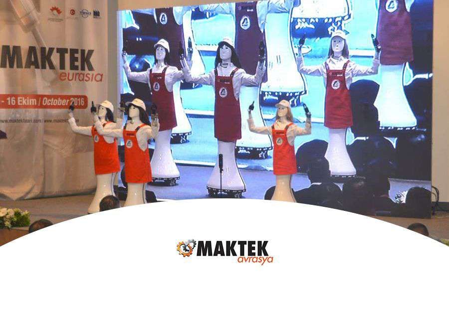 HUMANOID ROBOTS AT MAKTEK AVRASYA FAIR